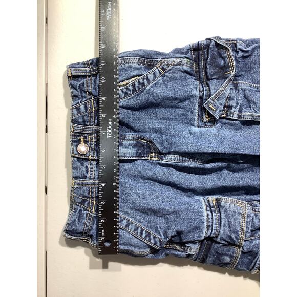 OshKosh B’gosh Denim Cargo Jeans Kids Size 8 – Utility, Casual, Durable - Picture 5 of 8